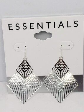New Essentials filigree hook earrings